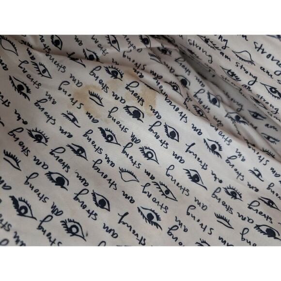 STELLA & DOT Bleecker Tote Handbag Metallic Tan Gold Leather Large Purse - Picture 9 of 13